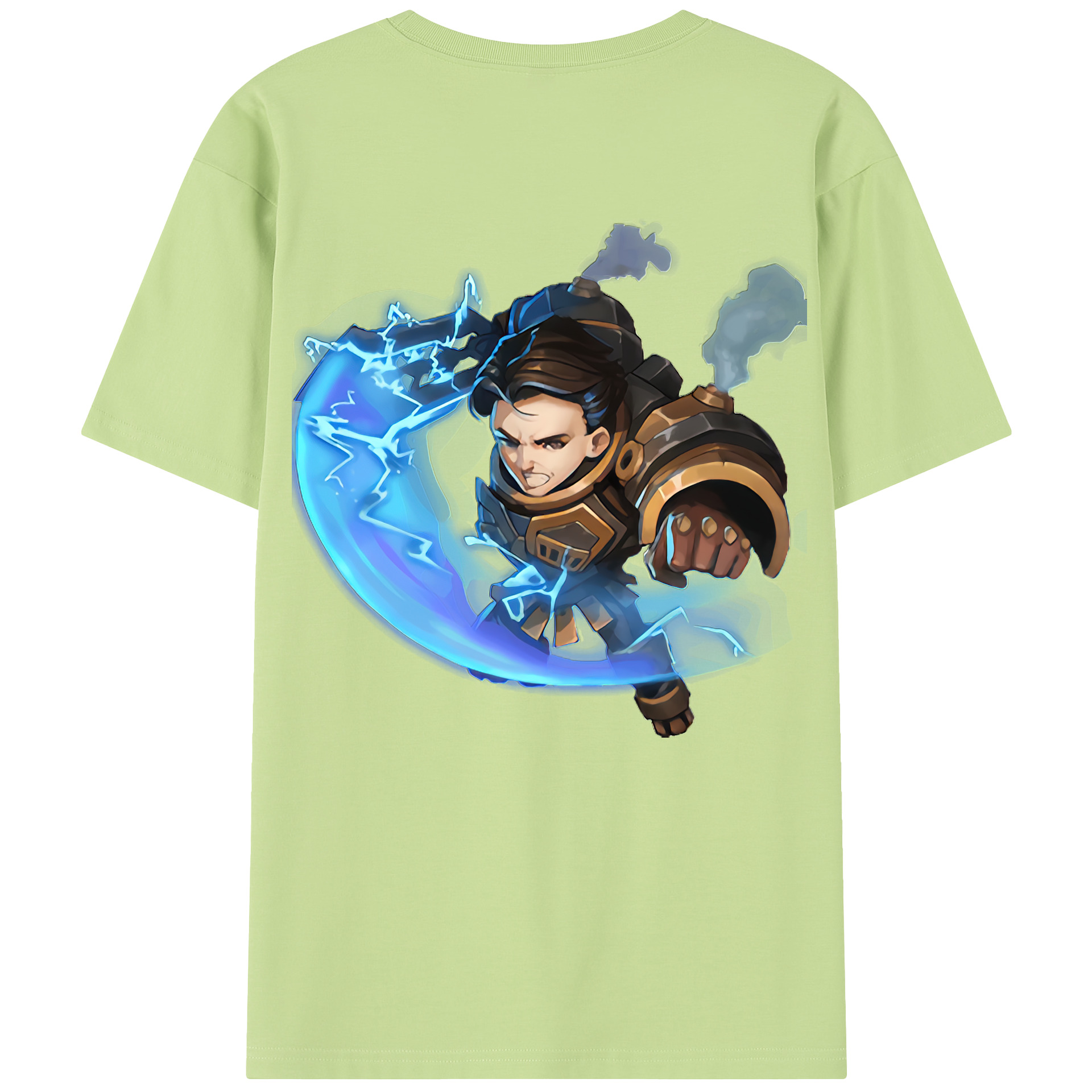 リーグ・オブ・レジェンド League of Legends LOL 綿100％半袖Tシャツ（背面プリント）